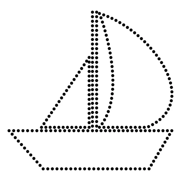 Знак парусника — стоковый вектор