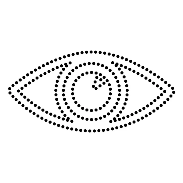 Eye sign illustration — Stock Vector