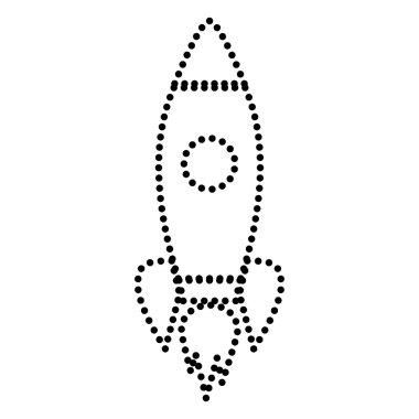 Roket işareti illüstrasyon