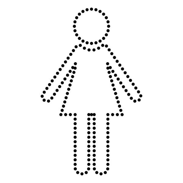 Illustration de signe femme — Image vectorielle