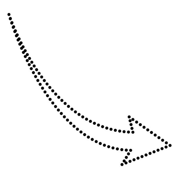 Зниження стрілку підписувати — стоковий вектор