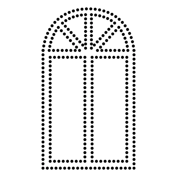 Fenêtre simple signe — Image vectorielle