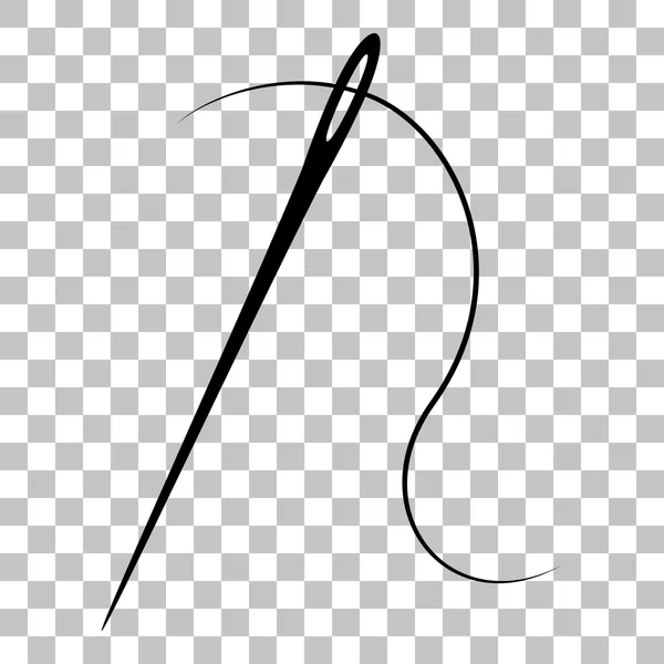 Игла с ниткой — стоковый вектор