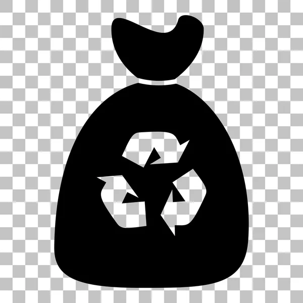 Trash bag icon — Stock Vector