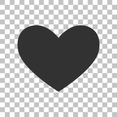 İşareti bağla. Saydam arka plan üzerinde koyu gri simgesi.