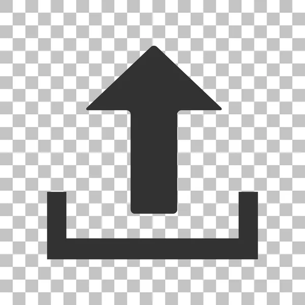 Télécharger illustration de signe. Icône gris foncé sur fond transparent . — Image vectorielle