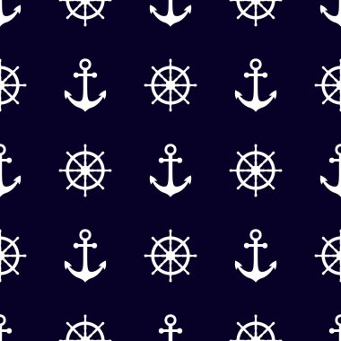 Deniz ve deniz backgrouns. Deniz tema. Şirin Dikişsiz desen tasarım. Vektör çizim.