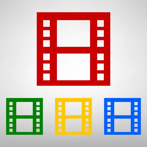Icône du film Web — Image vectorielle