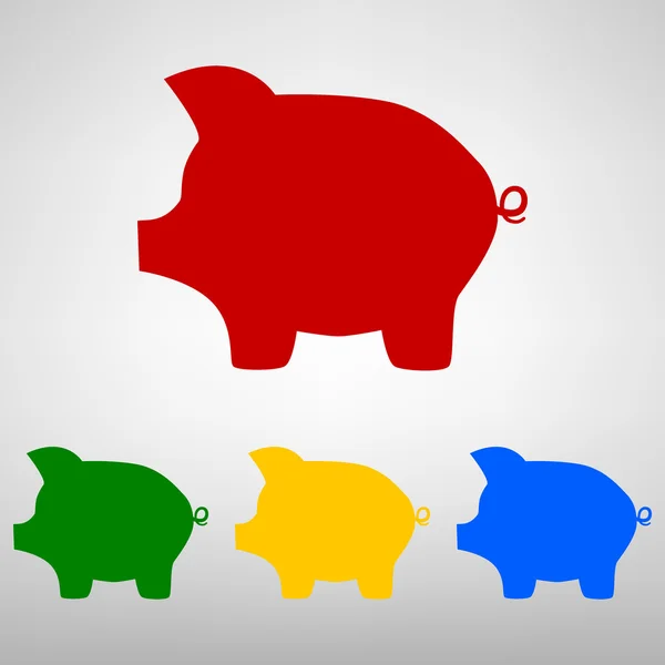 Icona della banca del maiale — Vettoriale Stock