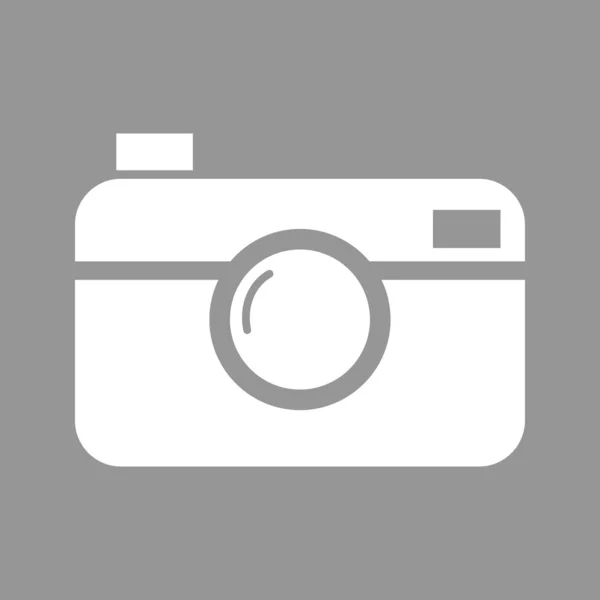 Icône web caméra — Image vectorielle