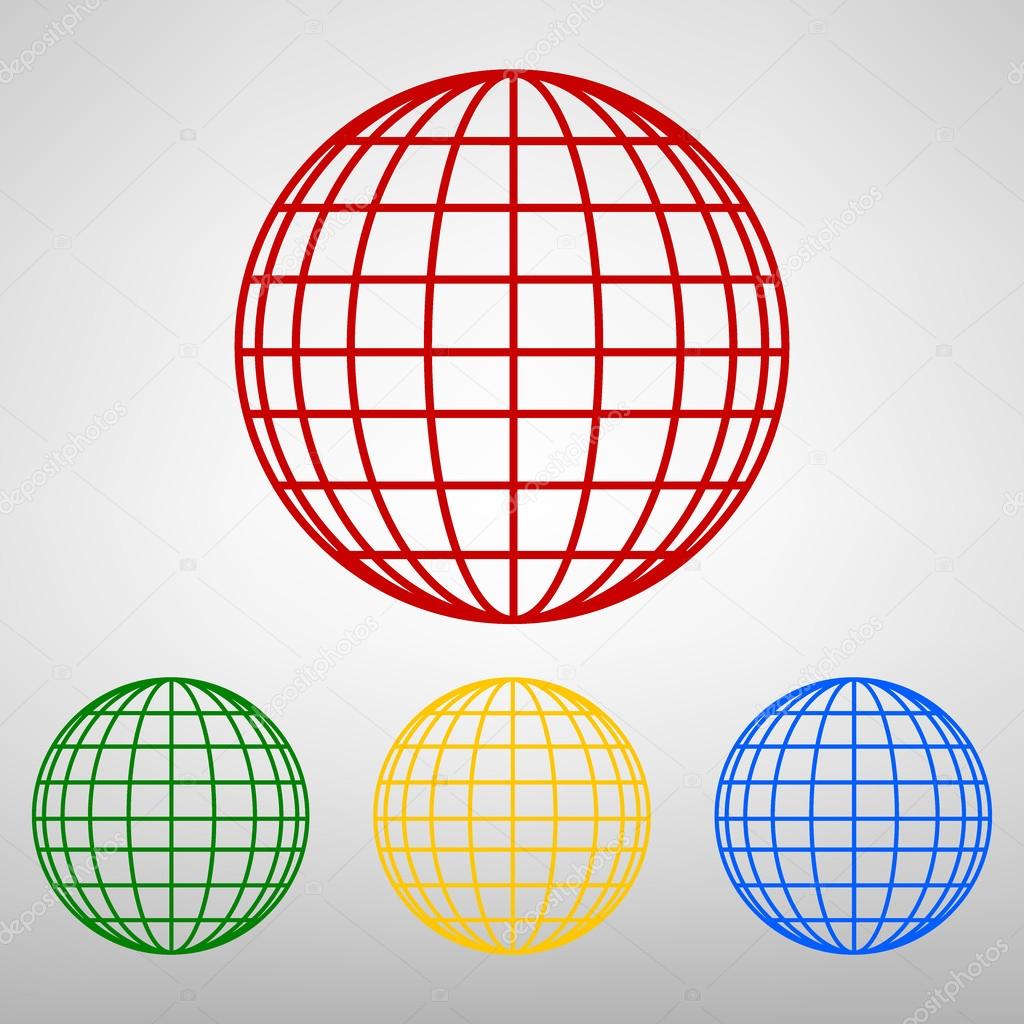 Earth Globe - icon set