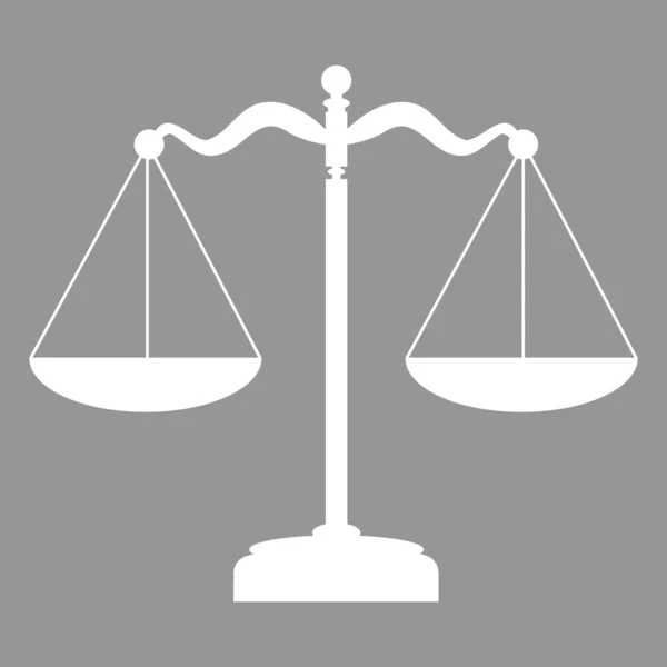 Schalen evenwicht pictogram — Stockvector