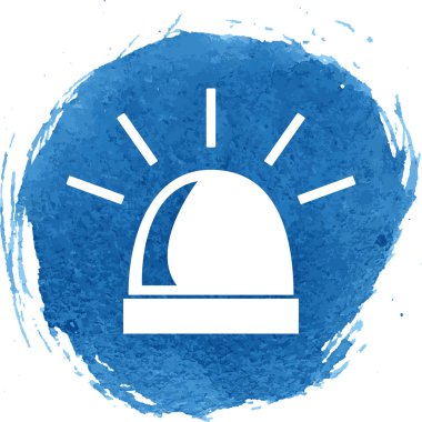 Suluboya efektli polis simgesi