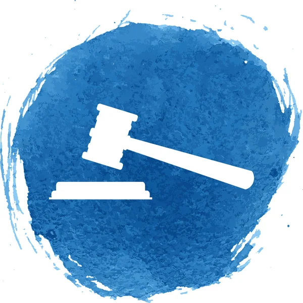 Adalet çekiç simgesi