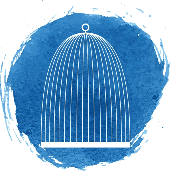 Icono de jaula de ave — Vector de stock
