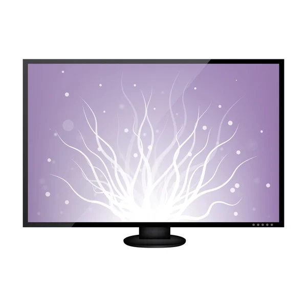 LCD-monitorin kuva — vektorikuva