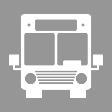 Otobüs Düz Simgesi