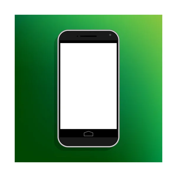Smartphone moderno con pantalla vacía — Vector de stock