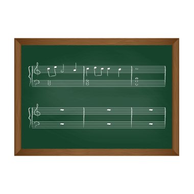 Notları ile okul Masası.