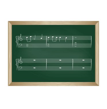 Notları ile okul Masası.