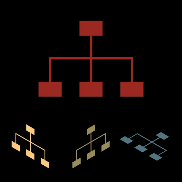 Sítio mapa sinal —  Vetores de Stock