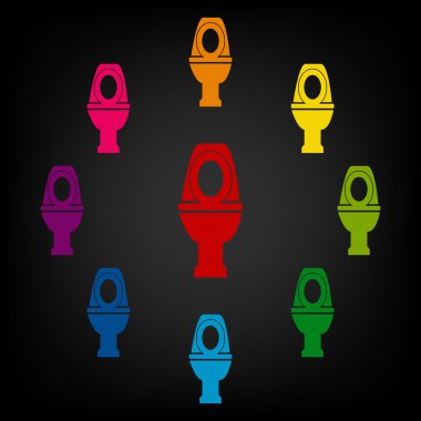 tuvalet Icon set