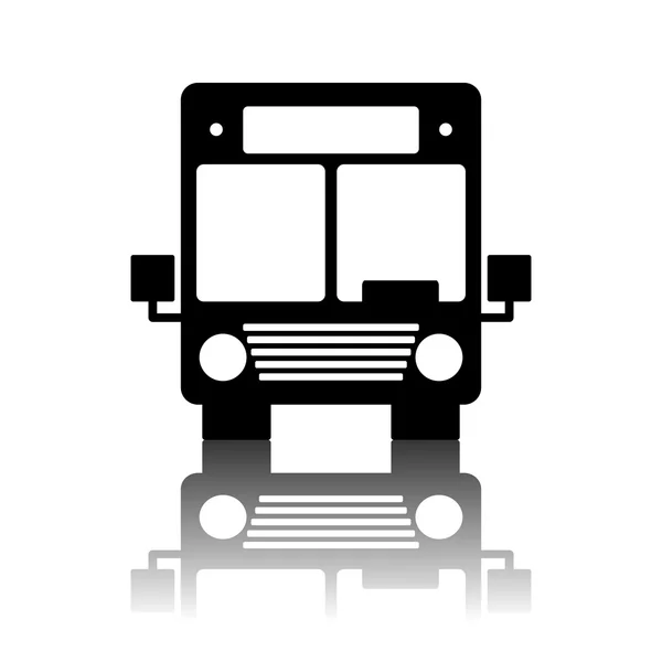 Ikona autobusu. ilustracja wektora — Wektor stockowy
