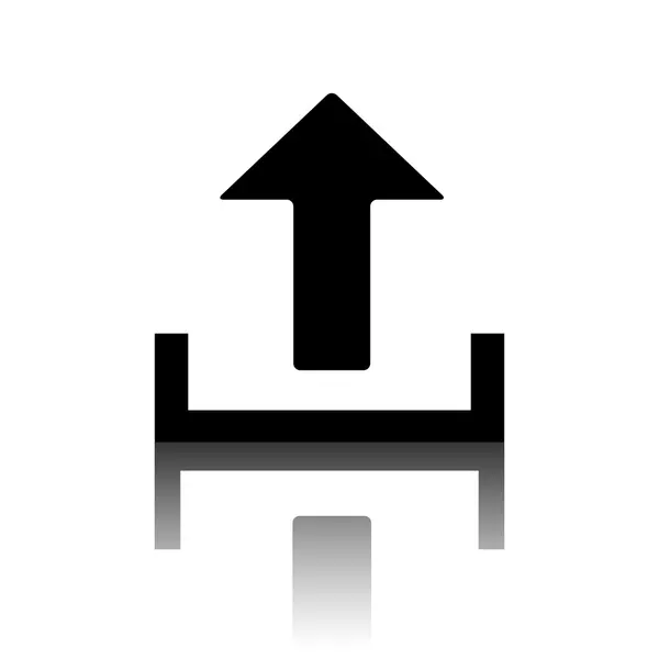 Symbolvektor hochladen — Stockvektor