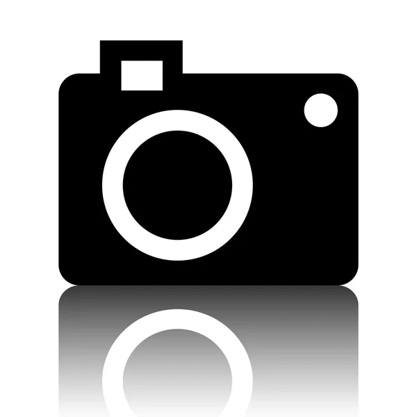 Значок фотоапарата вектор — стоковий вектор