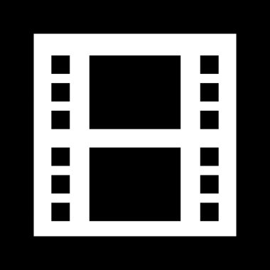 film. izole illüstrasyon simge