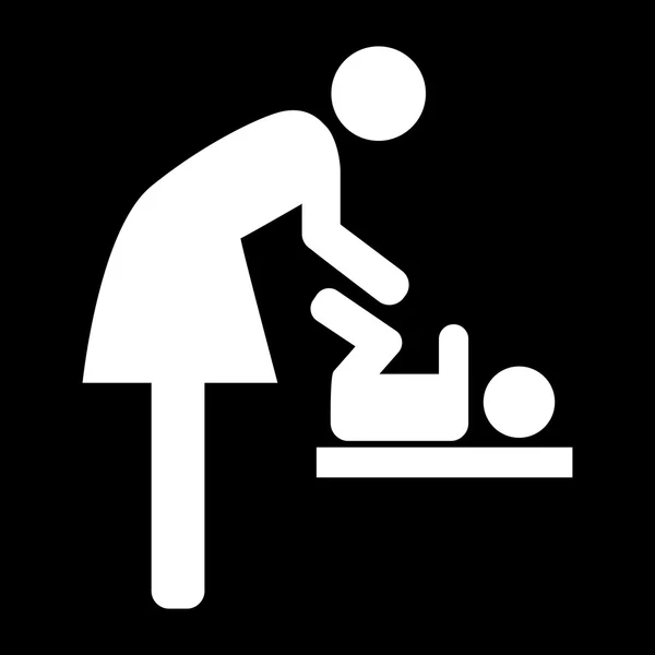 Symbol für Frauen und Babys — Stockvektor