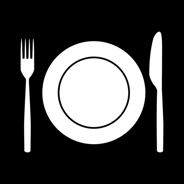 Fork and Knife Icons — Stock Vector