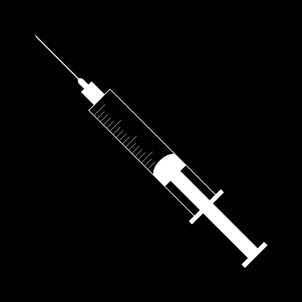 Icône de seringue vectorielle — Image vectorielle