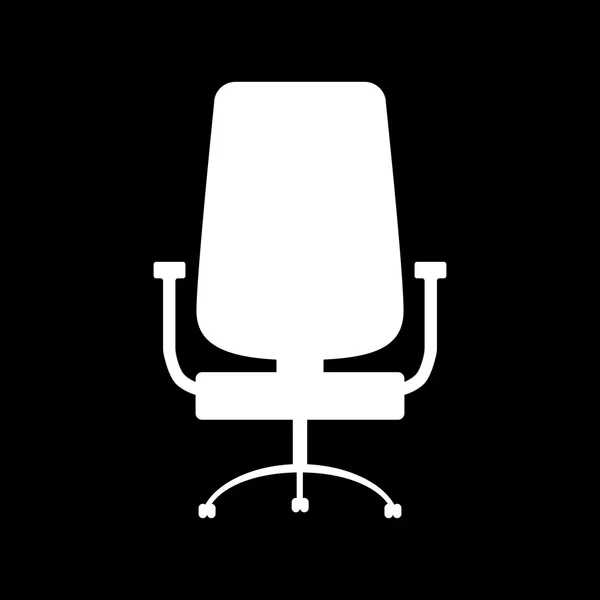 Office chair icon isolated — Stock Vector