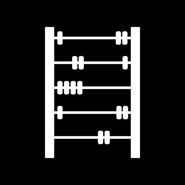 Eski retro abacus simgesi. Vektör çizim — Stok Vektör