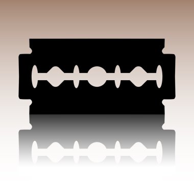 Vektör jilet simgesi