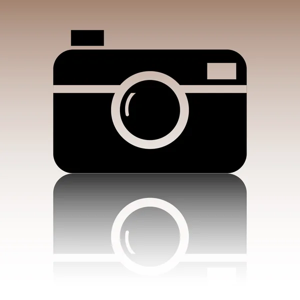 Icono de cámara fotográfica digital — Archivo Imágenes Vectoriales