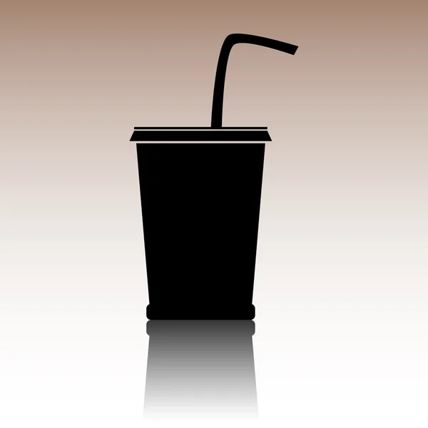 Black Drink icon. — Stock Vector