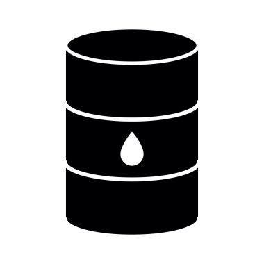 İzole petrol varil simgesi