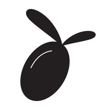 İzole zeytin simgesi
