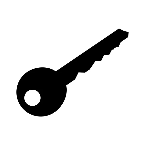 Key icon on white background — Stock Vector