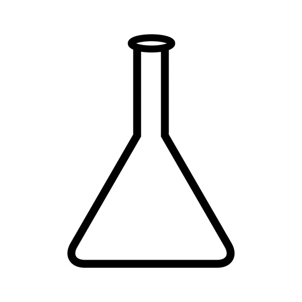 Kemiska Laboratorieartiklar av glas — Stock vektor