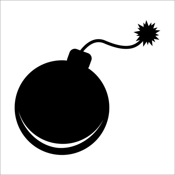 Проста ікона бомба — стоковий вектор