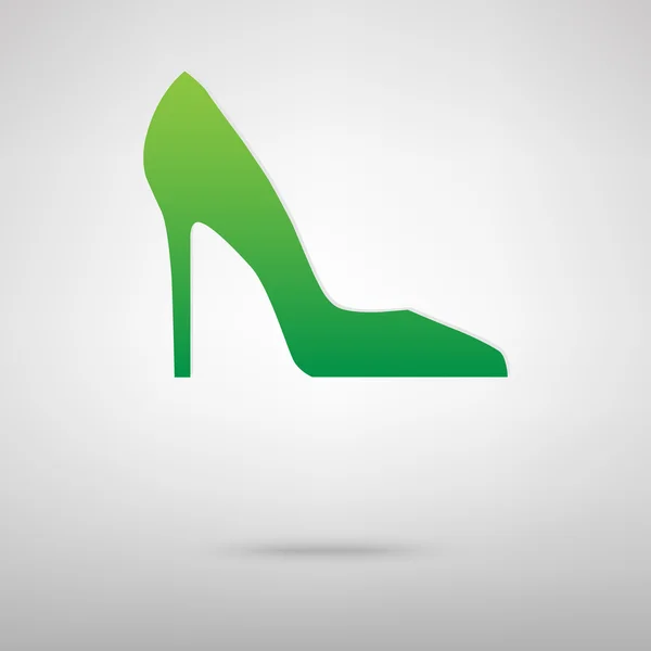 Woman shoe sign. — Stock Vector