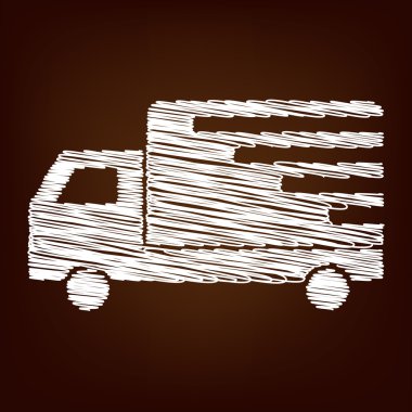 Kahverengi zemin üstünde scrible kutsal kişilerin resmi