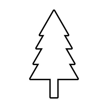 Yeni yıl ağacı satırı simgesi