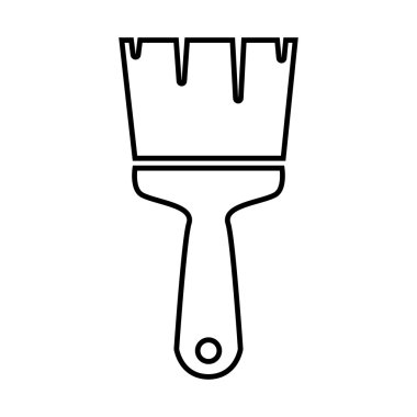 Fırça çizgisi simgesi