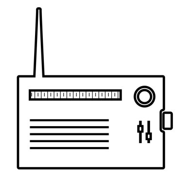 Radyo çizgisi simgesi