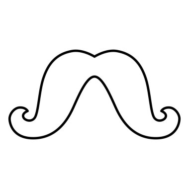 Bıyık satırı simgesi kümesi