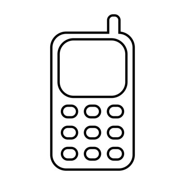 cep telefonu satırı simgesi